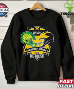 Official Matchup Michigan Wolverines vs Oregon Duck The Big House Nov 2 2024 t shirt