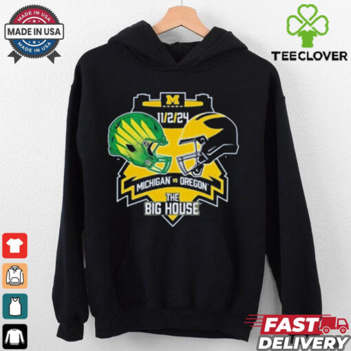 Official Matchup Michigan Wolverines vs Oregon Duck The Big House Nov 2 2024 t shirt
