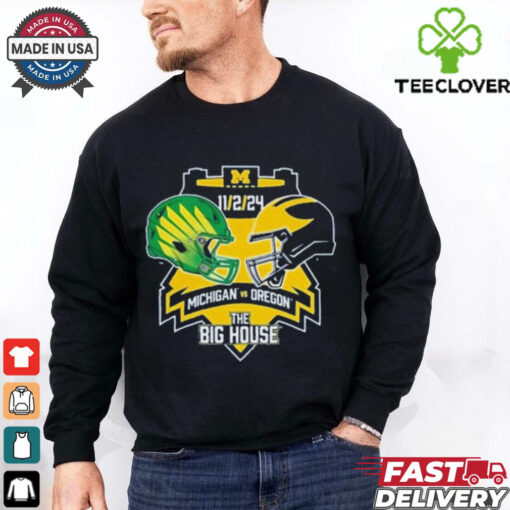 Official Matchup Michigan Wolverines vs Oregon Duck The Big House Nov 2 2024 t shirt
