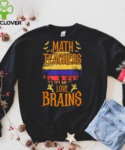 Official Math Teachers Love Brain Halloween Teacher Costume T Shirt