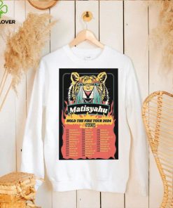 Official Matisyahu Hold The Fire Tour 2024 Poster Shirt