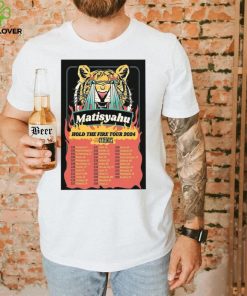 Official Matisyahu Hold The Fire Tour 2024 Poster Shirt