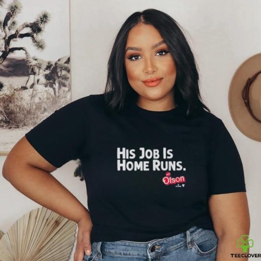 Official Matt Olson His Job Is Home Runs Funny  shirt