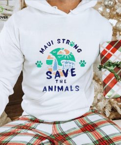 Official MauI strong save the animals T shirt