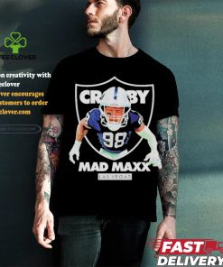 Official Maxx Crosby Las Vegas Raiders Mad Maxx Cartoon Shirt