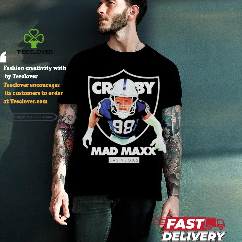 Official Maxx Crosby Las Vegas Raiders Mad Maxx Cartoon Shirt Official Maxx Crosby Las Vegas Raiders Mad Maxx Cartoon Shirt