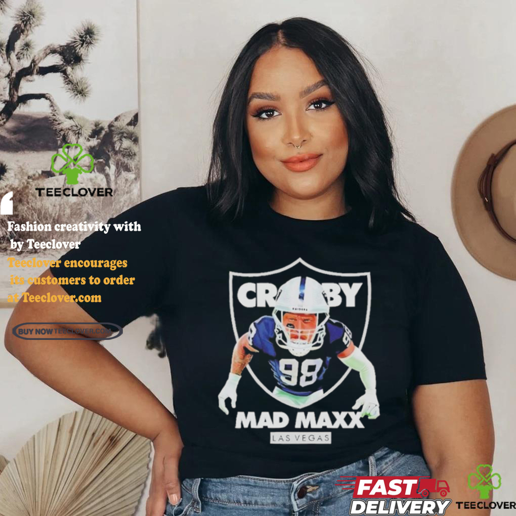 Official Maxx Crosby Las Vegas Raiders Mad Maxx Cartoon Shirt Official Maxx Crosby Las Vegas Raiders Mad Maxx Cartoon Shirt