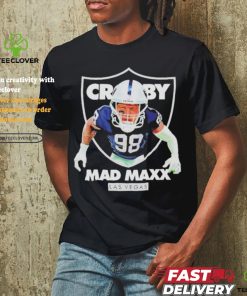 Official Maxx Crosby Las Vegas Raiders Mad Maxx Cartoon Shirt