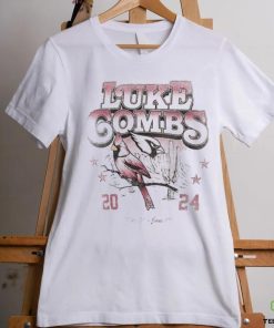 Official May 31st June 1st 2024 Luke Combs x Arizona Cardinals Growin’ Up and Gettin’ Old Tour T Shirt