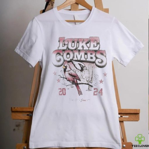 Official May 31st June 1st 2024 Luke Combs x Arizona Cardinals Growin’ Up and Gettin’ Old Tour T Shirt