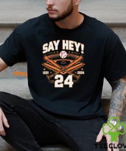 Official Mays Willie Say Hey 24 San Francisco Baseball shirt