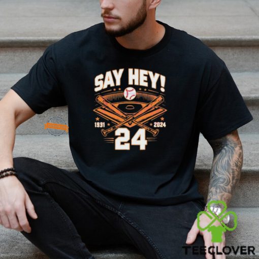 Official Mays Willie Say Hey 24 San Francisco Baseball shirt