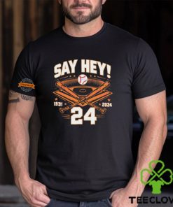 Official Mays Willie Say Hey 24 San Francisco Baseball shirt