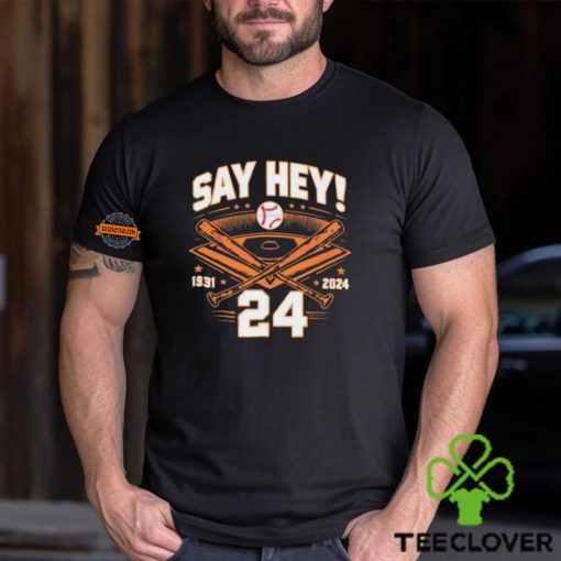 Official Mays Willie Say Hey 24 San Francisco Baseball shirt