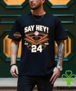 Official Mays Willie Say Hey 24 San Francisco Baseball shirt