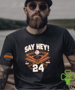Official Mays Willie Say Hey 24 San Francisco Baseball shirt