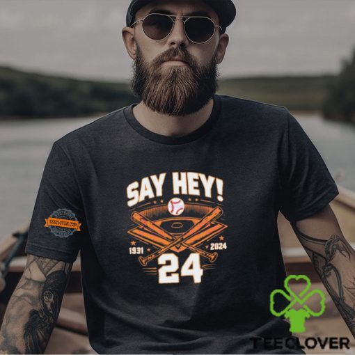 Official Mays Willie Say Hey 24 San Francisco Baseball shirt