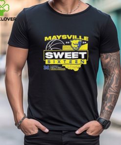 Official Maysville Basketball 23 24 Sweet Sixteen Division II Back To Back District Champions T Shirt
