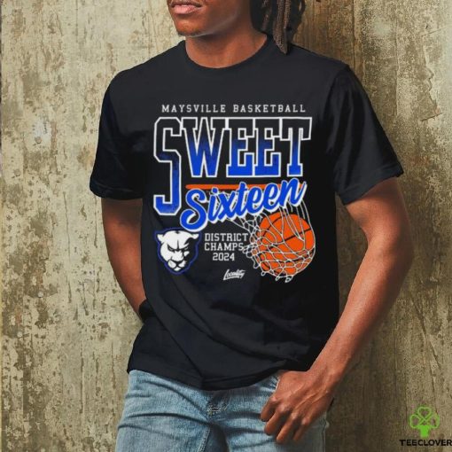 Official Maysville Basketball Sweet Sixteen District Champs 2024 shirt
