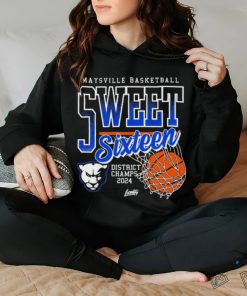 Official Maysville Basketball Sweet Sixteen District Champs 2024 shirt