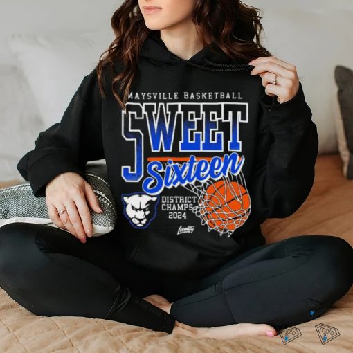 Official Maysville Basketball Sweet Sixteen District Champs 2024 shirt