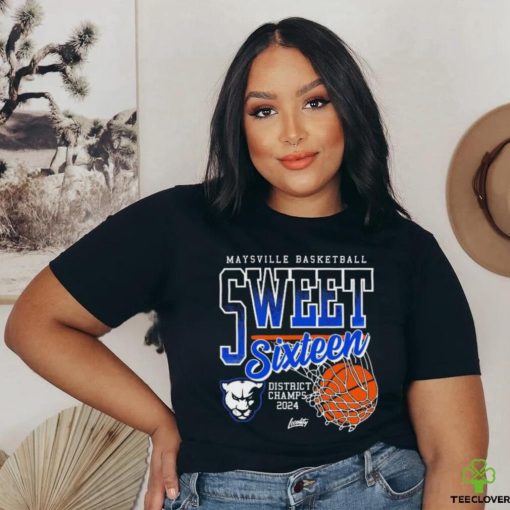 Official Maysville Basketball Sweet Sixteen District Champs 2024 shirt