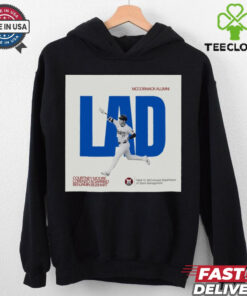 Official McCormack Alumni Courtney Moore Lorenzo Sciarrino Benjamin Bushart Los Angeles Dodgers Poster t shirt