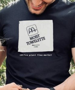 Official Mcdonalds Moist Towelette Cactus Plant Flea Market Shirt