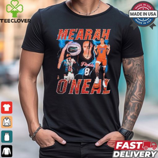 Official Me’Arah O’neal #8 Florida Gators Vintage NIL Graphic t shirt