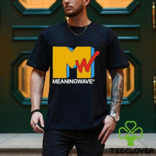 Official Meaningwave Tv Black Shirt