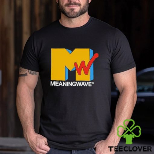 Official Meaningwave Tv Black Shirt