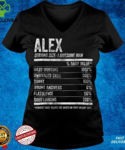 Official Mens Alex Nutrition Personalized Name Shirt Funny Name Facts Sweater Shirt