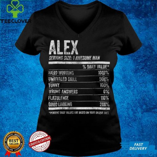 Official Mens Alex Nutrition Personalized Name Shirt Funny Name Facts Sweater Shirt