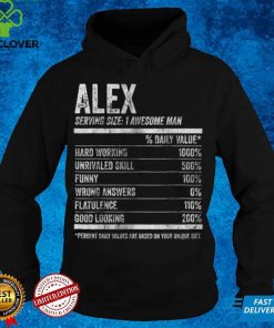 Official Mens Alex Nutrition Personalized Name Shirt Funny Name Facts Sweater Shirt