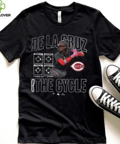 Official Men’s Cincinnati Reds Elly De La Cruz Fanatics Branded Heather Gray Cycle T Shirt