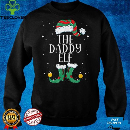 Official Mens Daddy Elf Matching Family Christmas Pajama T Shirt