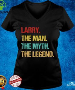 Official Mens Larry The Man The Myth The Legend T Shirt