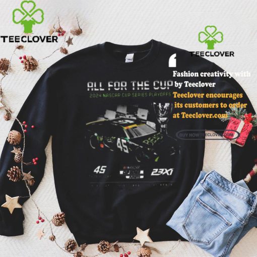Official Men’s Tyler Reddick Checkered Flag Sports Black 2024 NASCAR Cup Series Playoffs The Beast T Shirt