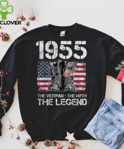 Official Mens Vintage 1955 Man Myth Legend 67th Birthday Dad Grandpa Sweater Shirt