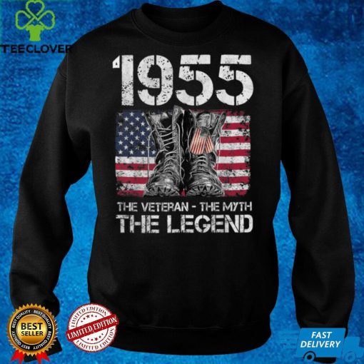 Official Mens Vintage 1955 Man Myth Legend 67th Birthday Dad Grandpa Sweater Shirt