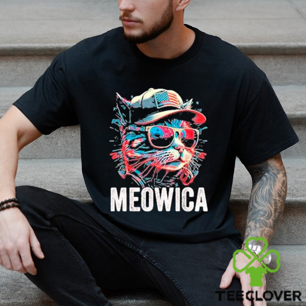 Official Meowica 4th of July Cat American Flag America USA Shirt Official Meowica 4th of July Cat American Flag America USA Shirt