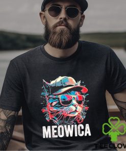 Official Meowica 4th of July Cat American Flag America USA Shirt