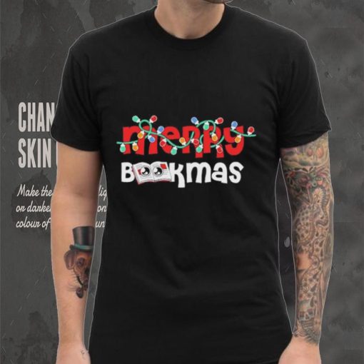 Official Merry Bookmas Book And Christmas Shirt