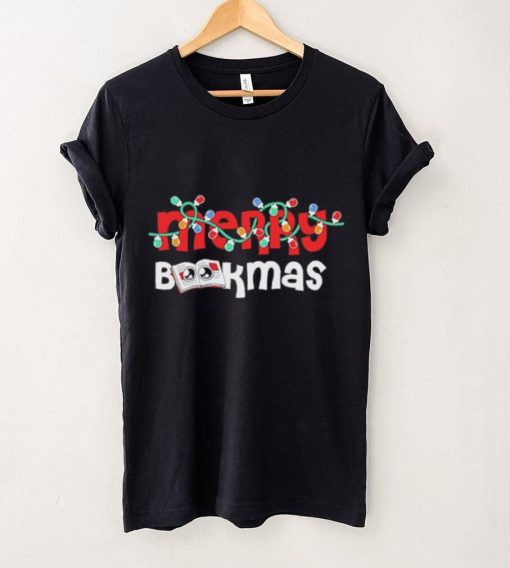 Official Merry Bookmas Book And Christmas Shirt