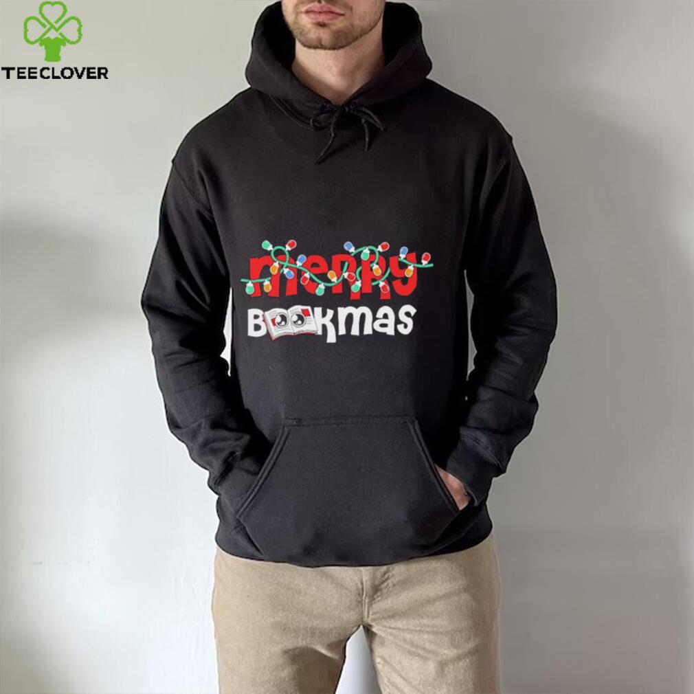 Official Merry Bookmas Book And Christmas Shirt Official Merry Bookmas Book And Christmas Shirt