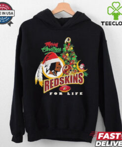 Official Merry Christmas Redskins For Life Shirt