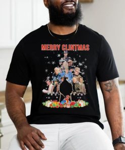 Official Merry Clintmas Clint Eastwood Tree ChristmasT Shirt