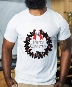 Official Merry Creepmas Gothic Wreath Shirt