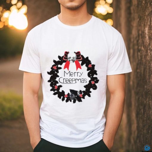 Official Merry Creepmas Gothic Wreath Shirt