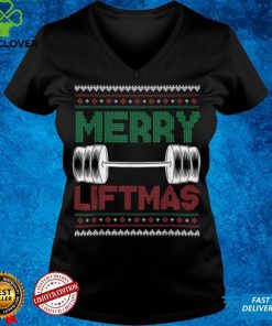 Official Merry Liftmas Christmas Day Santa Claus Weightlifter Sweater Shirt